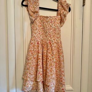 Altar’d State Floral Ruffle Dress